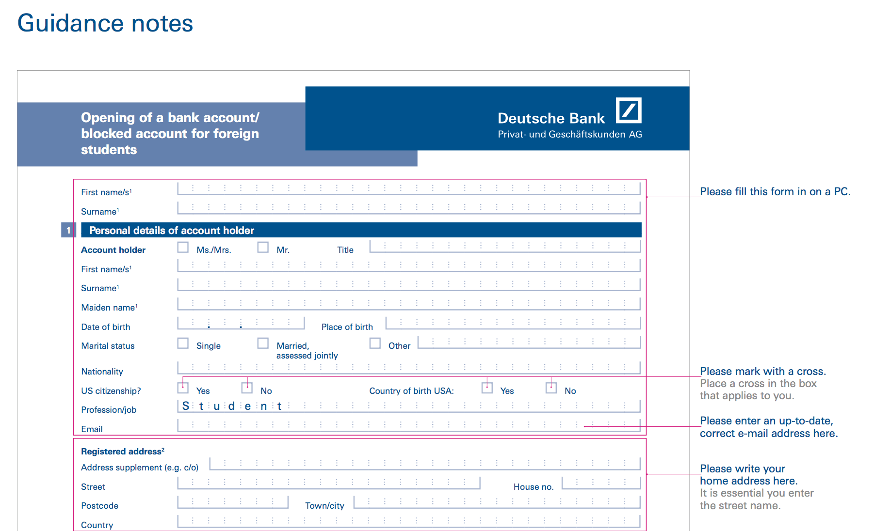 Germany Bank Account and Visa Application - ExchangeBuddy